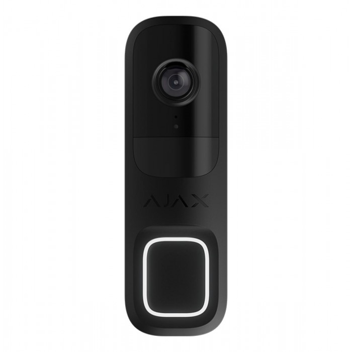 AJAX - DOORBELL BLACK Δικτυακή μπουτονιέρα μίας κλήσης, με δυνατότητα πλήρους ενσωμάτωσης στο Ajax HUB και υποστήριξη καταγραφής μέσω Ajax NVR.