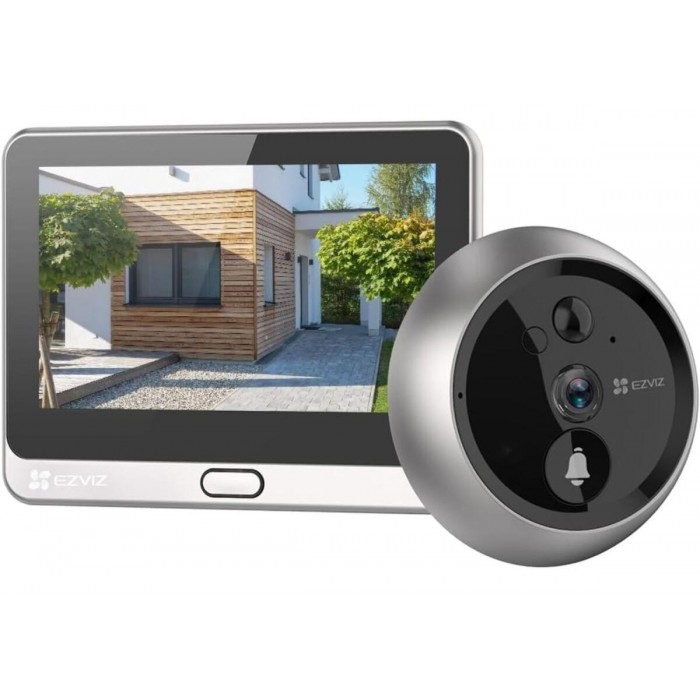 EZVIZ - CS-DP2 3MP Kit θυροτηλεόρασης για τοποθέτηση κάμερας στο ματάκι και οθόνη αφής με αυτονομία έως 3 μήνες. EZVIZ - CS-DP2 3MP Kit θυροτηλεόρασης για τοποθέτηση κάμερας στο ματάκι και οθόνη αφής με αυτονομία έως 3 μήνες.