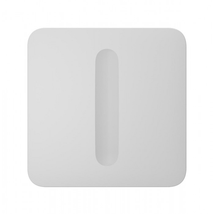 AJAX - SOLO BUTTON (DIMMER) WHITE Πρόσοψη για ασύρματο διακόπτη ελέγχου φωτισμού, Ajax Light Core (DIMMER), σε λευκό χρώμα.