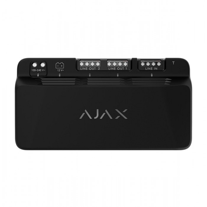 AJAX - LINESUPPLY FIBRA 75W BLACK Τροφοδοτικό 75W για ενίσχυση τροφοδοσίας συσκευών Fibra. AJAX - LINESUPPLY FIBRA 75W BLACK Τροφοδοτικό 75W για ενίσχυση τροφοδοσίας συσκευών Fibra.