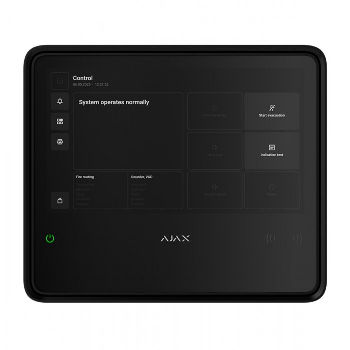 AJAX - EN54 FIRE HUB BLACK Κεντρική μονάδα ασύρματης πυρανίχνευσης με πιστοποίηση EN 54, σε μαύρο χρώμα. AJAX - EN54 FIRE HUB BLACK Κεντρική μονάδα ασύρματης πυρανίχνευσης με πιστοποίηση EN 54, σε μαύρο χρώμα.