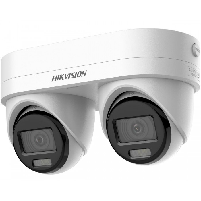 HIKVISION - DS-2CD2343G2D-LIZ2UY/SL 2.8/4mm Κάμερα Anti-corrosion IP διπλού φακού AcuSense 3.0 Smart Hybrid, με P2P zoom, ενσωματωμένο μικρόφωνο, ηχείο και strobe light alarm. HIKVISION - DS-2CD2343G2D-LIZ2UY/SL 2.8/4mm Κάμερα Anti-corrosion IP διπλού φακού AcuSense 3.0 Smart Hybrid, με P2P zoom, ενσωματωμένο μικρόφωνο, ηχείο και strobe light alarm.