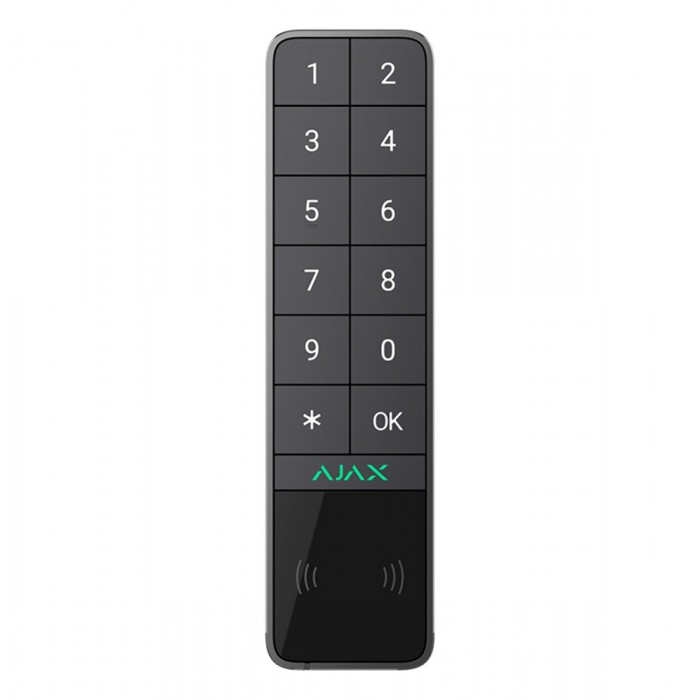 AJAX - KEYPAD OUTDOOR GRAPHITE Ασύρματο πληκτρολόγιο εξωτερικού χώρου IP65, σε μολυβί (graphite) χρώμα. AJAX - KEYPAD OUTDOOR GRAPHITE Ασύρματο πληκτρολόγιο εξωτερικού χώρου IP65, σε μολυβί (graphite) χρώμα.