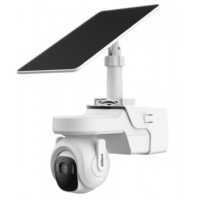 DAHUA - KIT/BP4A-4G/M0508 4G PT κάμερα 4MP, με solar panel και ενσωματωμένη μπαταρία 68Wh.