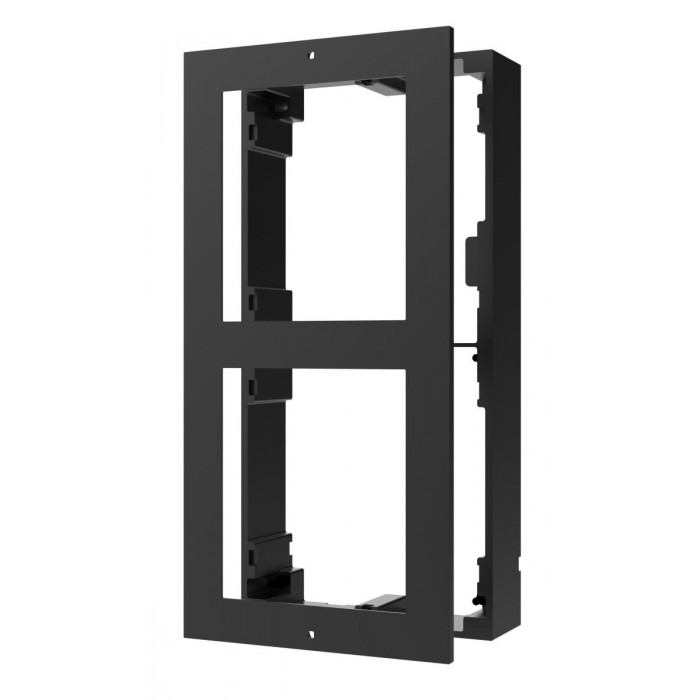 HIKVISION - DS-KD-ACW2 Black Βάση αλουμινίου 2 θέσεων για επίτοιχη τοποθέτηση μαύρου χρώματος.