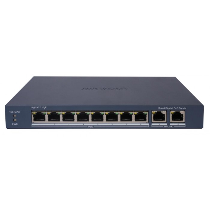 HIKVISION - DS-3E1510P-EI(V2) PoE Switch Smart Managed με 8 θύρες PoE Gigabit και 2 θύρες Gigabit RJ45 Uplink. HIKVISION - DS-3E1510P-EI(V2) PoE Switch Smart Managed με 8 θύρες PoE Gigabit και 2 θύρες Gigabit RJ45 Uplink.