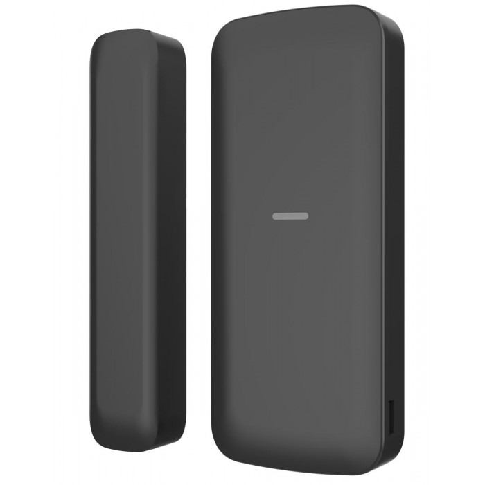 HIKVISION - DS-PDMCS-EG2-WE(B) Black Ασύρματη μαγνητική επαφή με slim design μαύρου χρώματος.