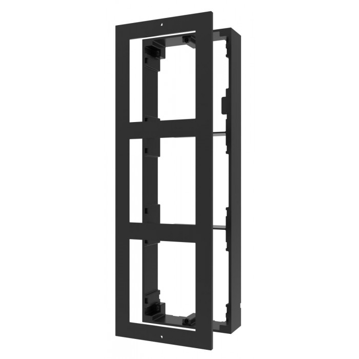 HIKVISION - DS-KD-ACW3 Black Βάση αλουμινίου 3 θέσεων για επίτοιχη τοποθέτηση μαύρου χρώματος.