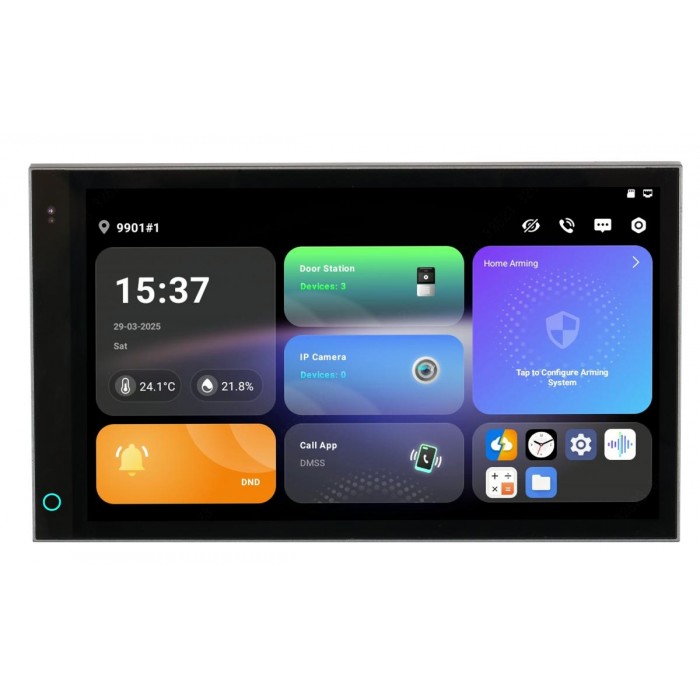 DAHUA - SCP3022A-B 2-Wire IP Smart control panel 7″ με λειτουργικό Android. Yποστηρίζει θυροτηλεόραση, συναγερμό, κάμερες Dahua και εφαρμογές τρίτων κατασκευαστών. DAHUA - SCP3022A-B 2-Wire IP Smart control panel 7″ με λειτουργικό Android. Yποστηρίζει θυροτηλεόραση, συναγερμό, κάμερες Dahua και εφαρμογές τρίτων κατασκευαστών.
