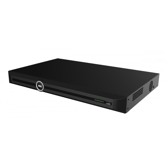 IRIS - NVR-5220-P16-4K-A-S Καταγραφικό NVR 20 καναλιών 4Κ,με 16 θύρες PoE, AI λειτουργίες και υποδοχή για 2 σκληρούς δίσκους.