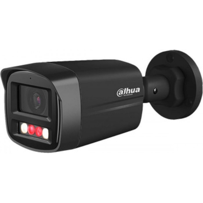 DAHUA - IPC-HFW1439TL1-A-IL-0280B-BLACK IP Bullet κάμερα ανάλυσης 4MP, με φακό 2.8mm, IR30m και Led 30m. Ενσωματωμένο μικρόφωνο. DAHUA - IPC-HFW1439TL1-A-IL-0280B-BLACK IP Bullet κάμερα ανάλυσης 4MP, με φακό 2.8mm, IR30m και Led 30m. Ενσωματωμένο μικρόφωνο.