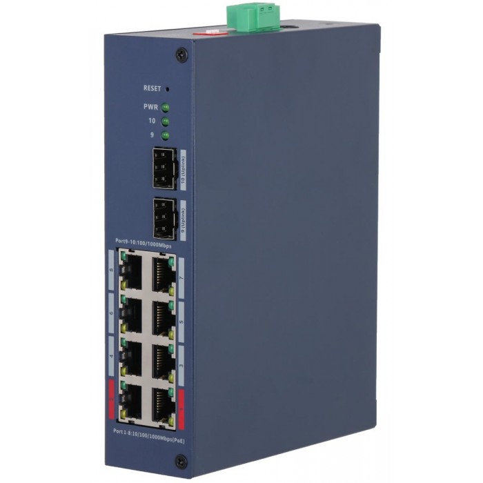 DAHUA - CHS4210-8GT-110 Cloud Managed switch με 8 θύρες PoE 1000Μbps και 2 θύρες SFP. Aπομακρυσμένη διαχείριση μέσω κινητού. Τροφοδοσία 110W. DAHUA - CHS4210-8GT-110 Cloud Managed switch με 8 θύρες PoE 1000Μbps και 2 θύρες SFP. Aπομακρυσμένη διαχείριση μέσω κινητού. Τροφοδοσία 110W.