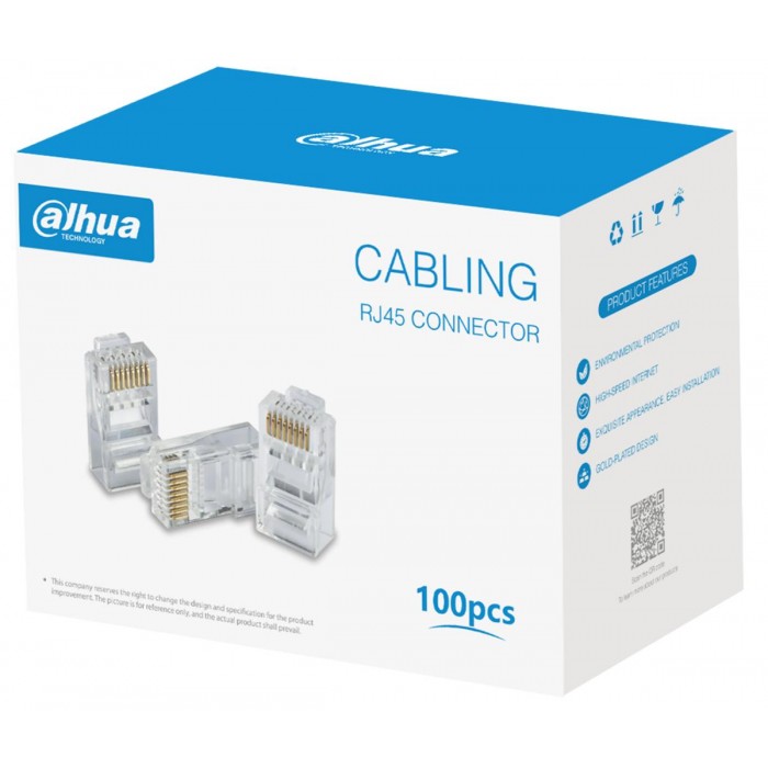 DAHUA - PFM976-531 Βίσματα RJ45 για καλώδιο CAT5/5Ε - 100τεμ DAHUA - PFM976-531 Βίσματα RJ45 για καλώδιο CAT5/5Ε - 100τεμ