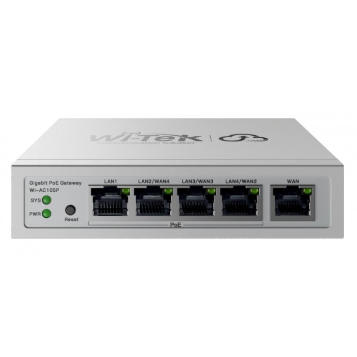 WI-TEK - AC105P V2 Cloud managed PoE gateway με ενσωματωμένο AP controller. WI-TEK - AC105P V2 Cloud managed PoE gateway με ενσωματωμένο AP controller.