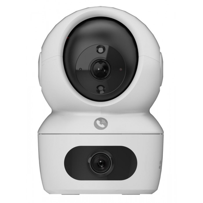 EZVIZ - CS-H7c Κάμερα IP διπλού φακού WiFi 3MP, με φακό 2.8mm, IR10m, ενσωματωμένο μικρόφωνο και ηχείο.