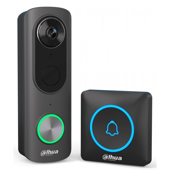 DAHUA - VDKB01-BB 4MP Wi-Fi Battery Video Doorbell με Wireless Chime. DAHUA - VDKB01-BB 4MP Wi-Fi Battery Video Doorbell με Wireless Chime.