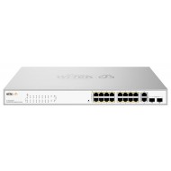 DAHUA - WI-PCES320GFH Cloud Managed switch με 16 θύρες PoE 1000Μbps με 2 θύρες SFP 1000Mbps. Aπομακρυσμένη διαχείριση μέσω κινητού. Τροφοδοσία 130W.