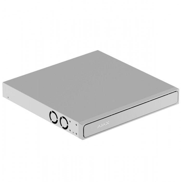 AJAX - NVR H2DAI2GAC (8ch) SUPERIOR WHITE Καταγραφικό NVR H2DAI8PAC 8 καναλιών, με ενσωματωμένη τεχνητή νοημοσύνη (AI), 2 θύρες Gigabit Ethernet, έξοδο 4K HDMI και υποστήριξη δύο σκληρών δίσκων SATA έως 24TB, σε λευκό χρώμα.