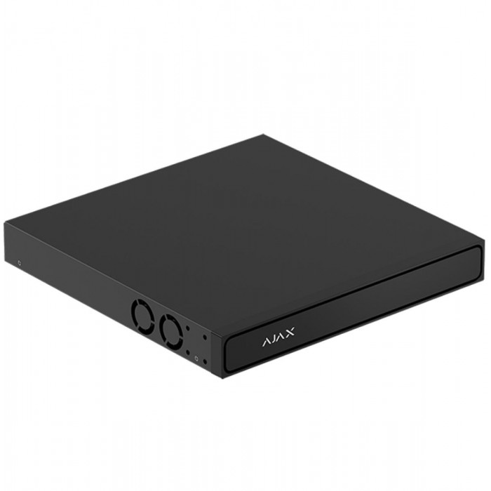 AJAX - NVR H2D8PAC (16ch) BLACK Καταγραφικό NVR H2D8PAC 16 καναλιών, με 8 θύρες POE+, έξοδο 4K HDMI και υποστήριξη δύο σκληρών δίσκων SATA έως 16TB, σε μαύρο χρώμα. AJAX - NVR H2D8PAC (16ch) BLACK Καταγραφικό NVR H2D8PAC 16 καναλιών, με 8 θύρες POE+, έξοδο 4K HDMI και υποστήριξη δύο σκληρών δίσκων SATA έως 16TB, σε μαύρο χρώμα.