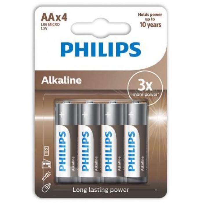 Μπαταρία LR03 AA 1,5V (Blister 4τμχ) Philips