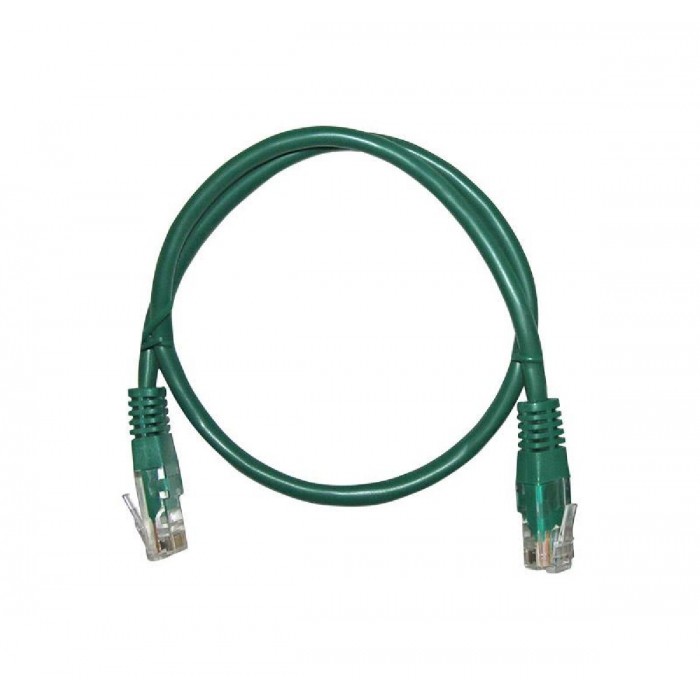 Patch Cord Χαλκού 0.5m Cat.5e UTP Πράσινο Freder