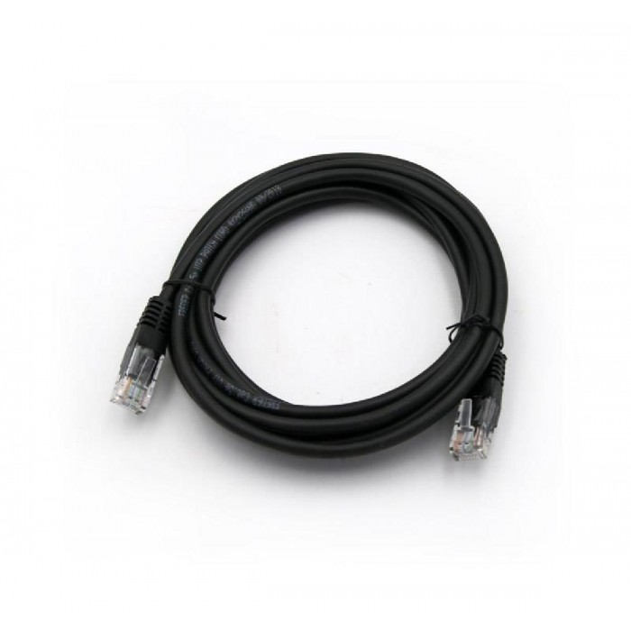 Patch Cord Χαλκού 2m Cat.5e UTP Μαύρο FREDER