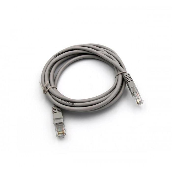 Patch Cord Χαλκού 2m Cat.5e UTP Γκρί FREDER Patch Cord Χαλκού 2m Cat.5e UTP Γκρί FREDER