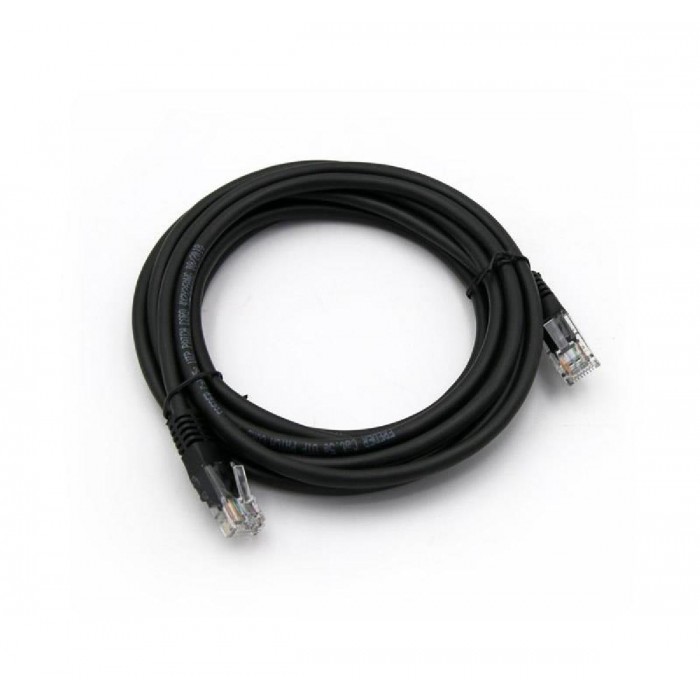 Patch Cord Χαλκού 3m Cat.5e UTP Μαύρο FREDER