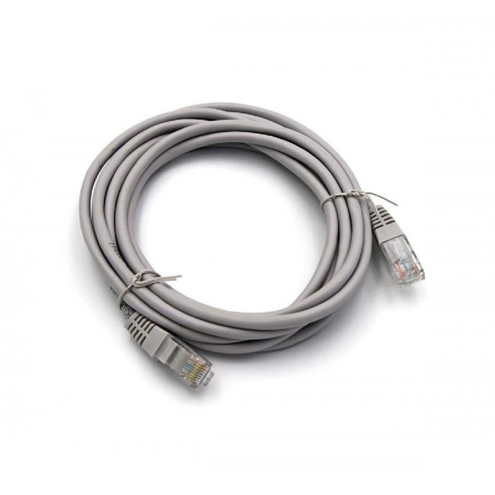 Patch Cord Χαλκού 3m Cat.5e UTP Γκρί FREDER Patch Cord Χαλκού 3m Cat.5e UTP Γκρί FREDER