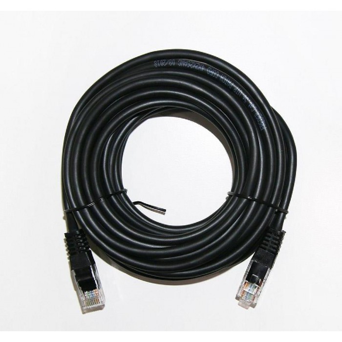 Patch Cord Χαλκού 7m Cat.5e UTP Μαύρο FREDER