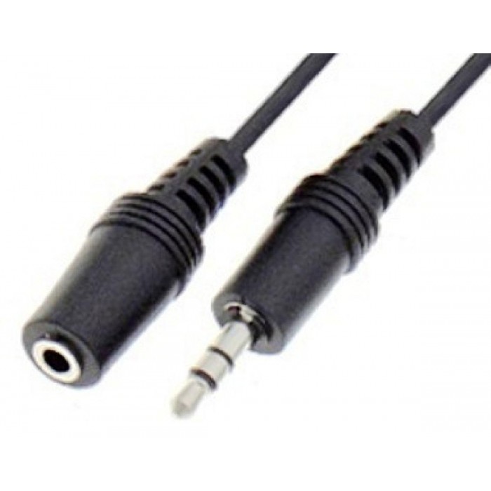 Καλώδιο Ήχου 3.5mm Stereo Αρσενικό Σε 3.5mm Stereo Θηλυκό 1.5m Μαύρο LZ Καλώδιο Ήχου 3.5mm Stereo Αρσενικό Σε 3.5mm Stereo Θηλυκό 1.5m Μαύρο LZ