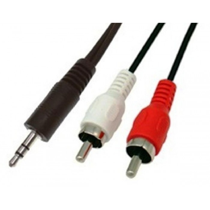 Καλώδιο Ήχου 3.5mm Stereo Αρσενικό Σε 2 RCA Αρσενικά 1.5m Μαύρο OWI Καλώδιο Ήχου 3.5mm Stereo Αρσενικό Σε 2 RCA Αρσενικά 1.5m Μαύρο OWI