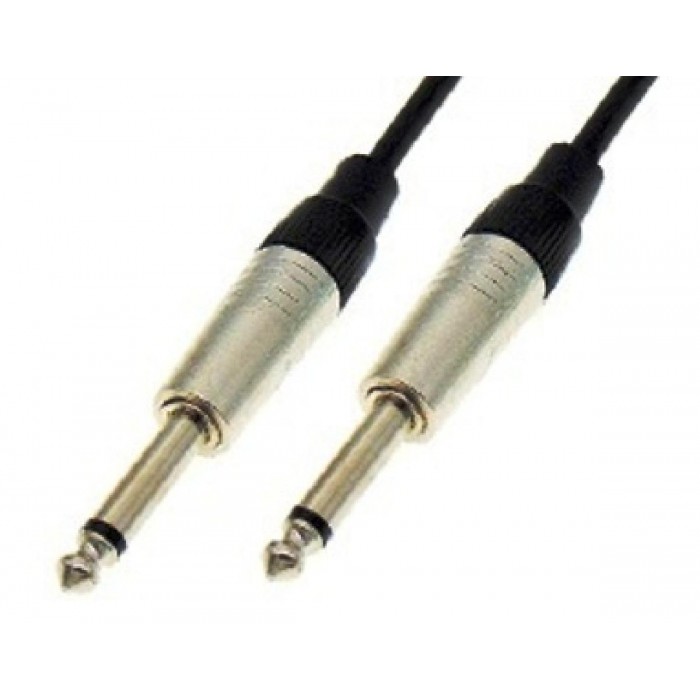 Καλώδιο Ήχου 6.3mm Mono Αρσενικό Σε 6.3mm Mono Αρσενικό 1.5m Μαύρο OWI Καλώδιο Ήχου 6.3mm Mono Αρσενικό Σε 6.3mm Mono Αρσενικό 1.5m Μαύρο OWI