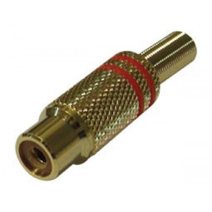 RCA Βύσμα Θηλυκό 5mm² Κόκκινο RJ221G ULTIMAX RCA Βύσμα Θηλυκό 5mm² Κόκκινο RJ221G ULTIMAX