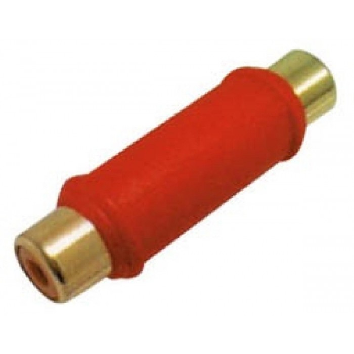 RCA Adaptor Θηλυκό Σε RCA Θηλυκό Κόκκινο RA311G ULTIMAX