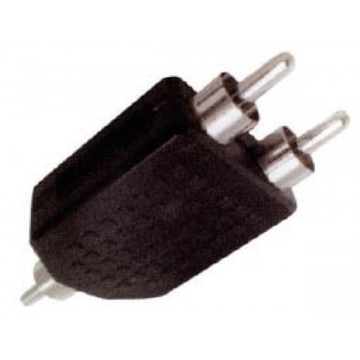 RCA Adaptor Αρσενικό Σε RCA Αρσενικό Διπλό Μαύρο AU1532 ULTIMAX RCA Adaptor Αρσενικό Σε RCA Αρσενικό Διπλό Μαύρο AU1532 ULTIMAX
