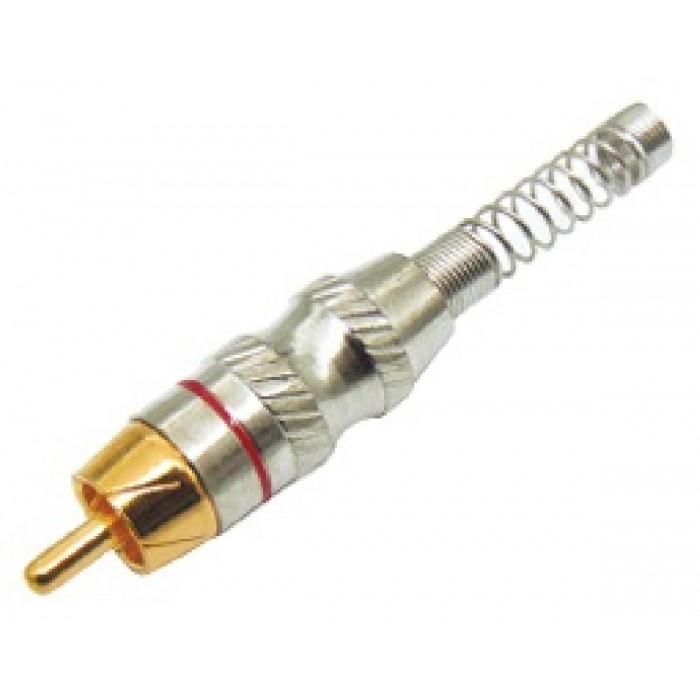 RCA Βύσμα Αρσενικό 8mm² Κόκκινο RP061R LANCOM RCA Βύσμα Αρσενικό 8mm² Κόκκινο RP061R LANCOM