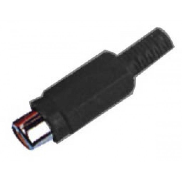 RCA Βύσμα Θηλυκό 5mm² Μαύρο RP006 LZ RCA Βύσμα Θηλυκό 5mm² Μαύρο RP006 LZ