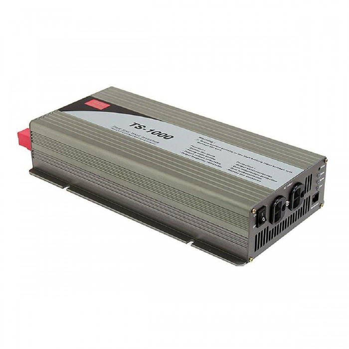 Inverter Καθαρού Ημιτόνου 1000W Και Είσοδο 12VDC TS1000-212B MEAN WELL