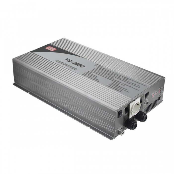 Inverter Καθαρού Ημιτόνου 3000W Και Είσοδο 12VDC TS3000-212B MEAN WELL