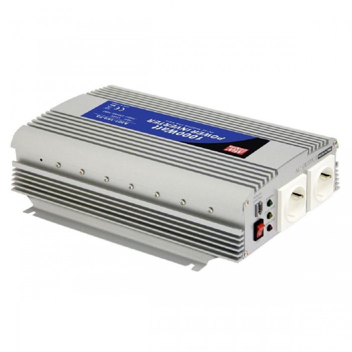 Inverter Τροποποημένου Ημιτόνου 1000W Και Είσοδο 12VDC A301-1K0F3 MEAN WELL