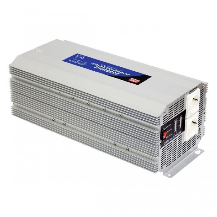 Inverter Τροποποημένου Ημιτόνου 2500W Και Είσοδο 12VDC A301-2K5F3 MEAN WELL