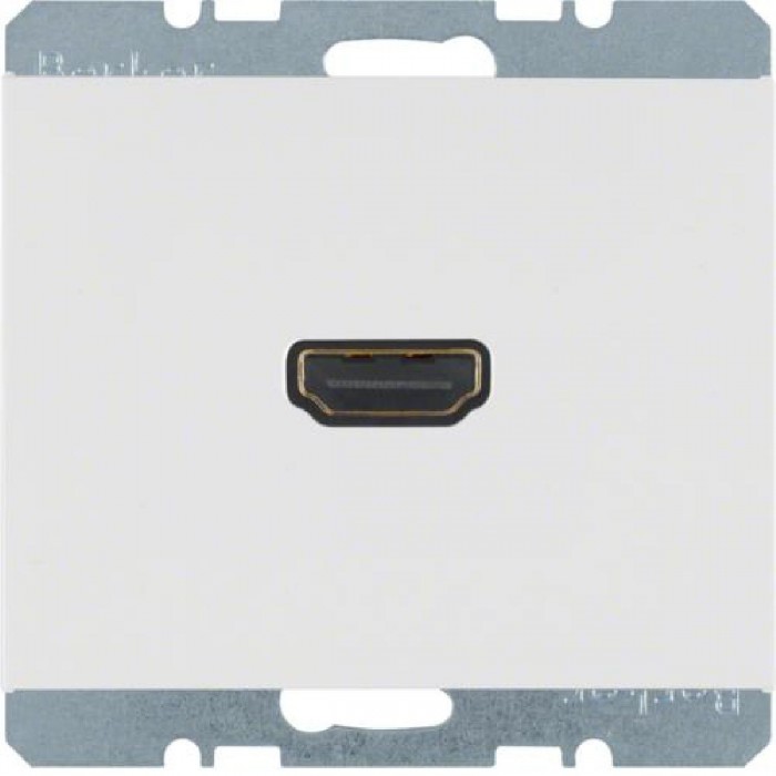 Πρίζα HDMI Με Γωνία Σύνδεσης 90° Λευκό K.1 BERKER