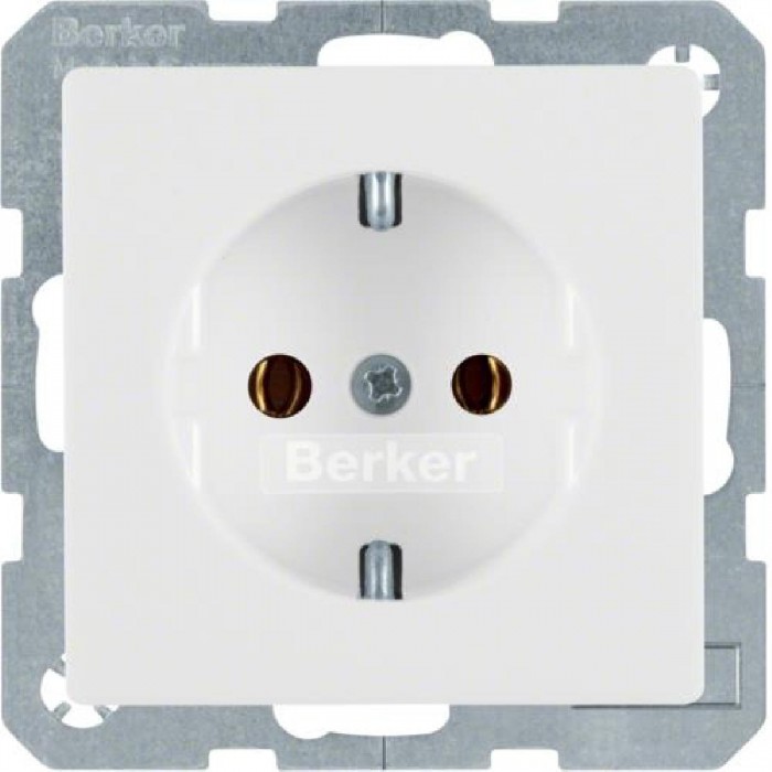 Πρίζα Σούκο Λευκό Q.x BERKER