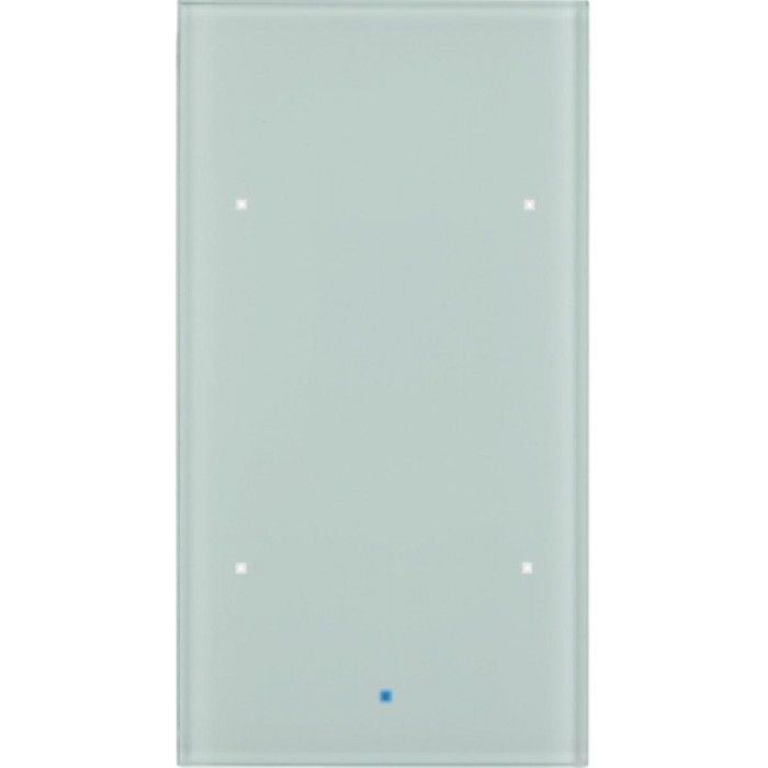Μπουτόν Αφής Γυαλί Λευκό 4 Εντολών 75142830 TS Sensor BERKER
