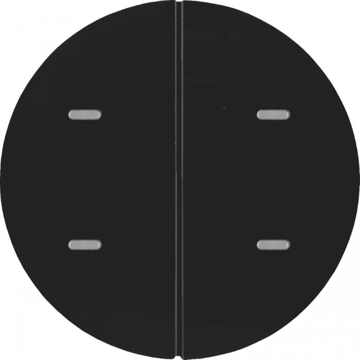 Μετώπη Bus Coupler KNX 2 Πλήκτρων Μαύρο R.1/R.3 BERKER