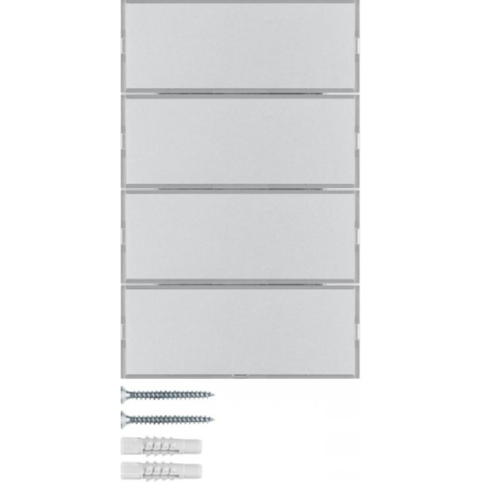 Μετώπη Bus Coupler KNX 4 Πλήκτρων Αλουμίνιο Κ.5 BERKER