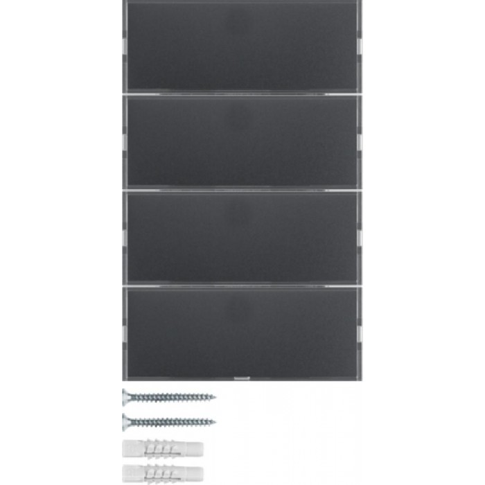 Μετώπη Bus Coupler KNX 4 Πλήκτρων Ανθρακί Κ.1 BERKER