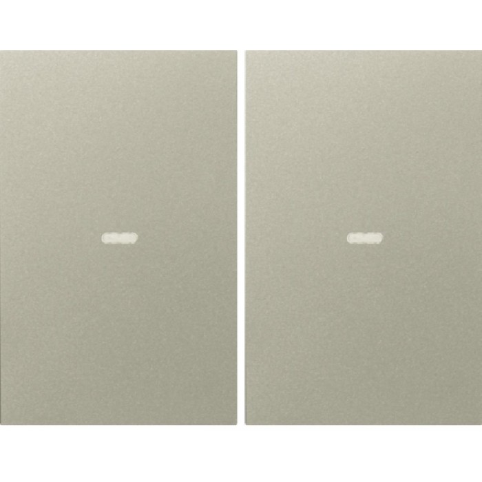 Μετώπη Μπουτόν KNX 2 Πλήκτρων Φωτισμού Inox K.5 BERKER