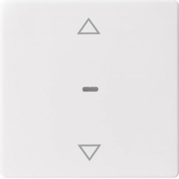 Μετώπη Μπουτόν KNX 1 Πλήκτρου Ρολών Λευκό Q.x BERKER